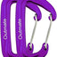 Mosquetones aluminio 12kn 3.2x2pulg senderismo camping