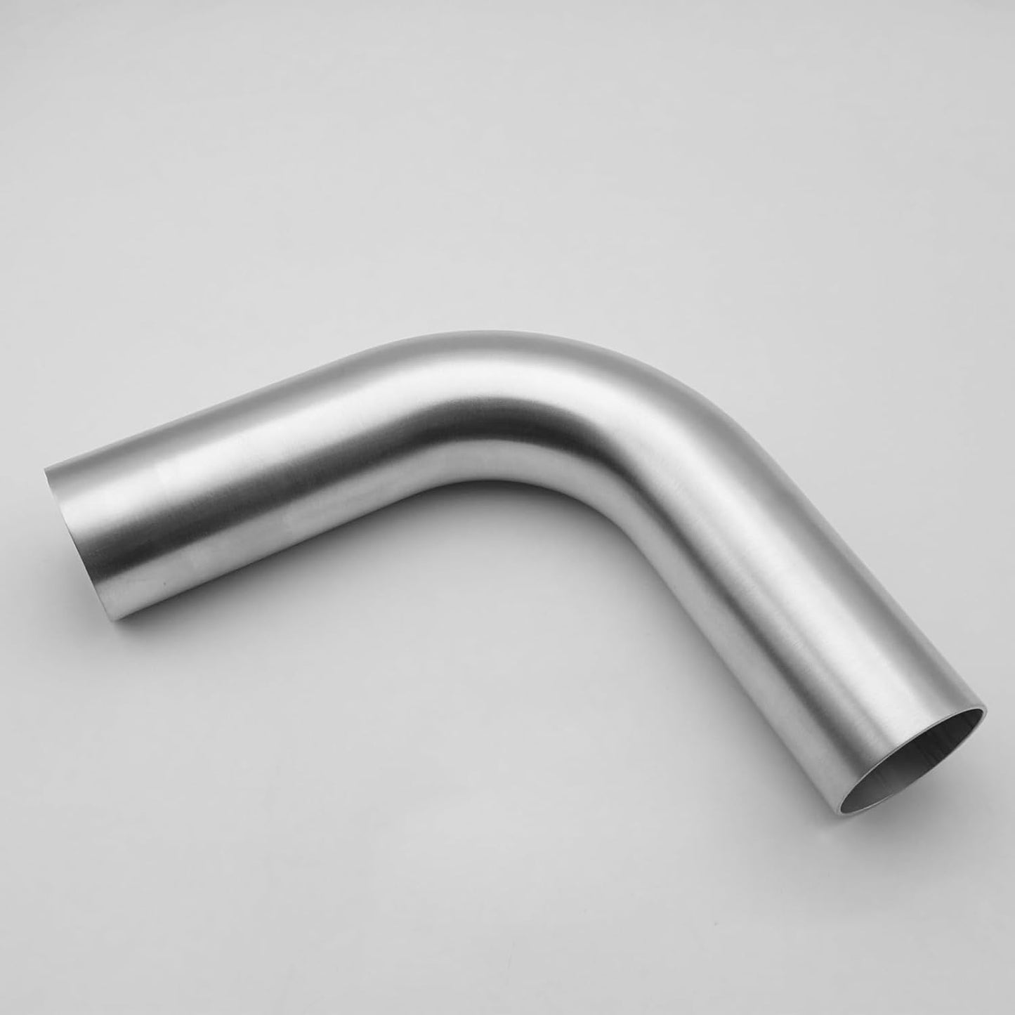 Codo aluminio 57mm OD 90 grados tubo intercooler cepillado