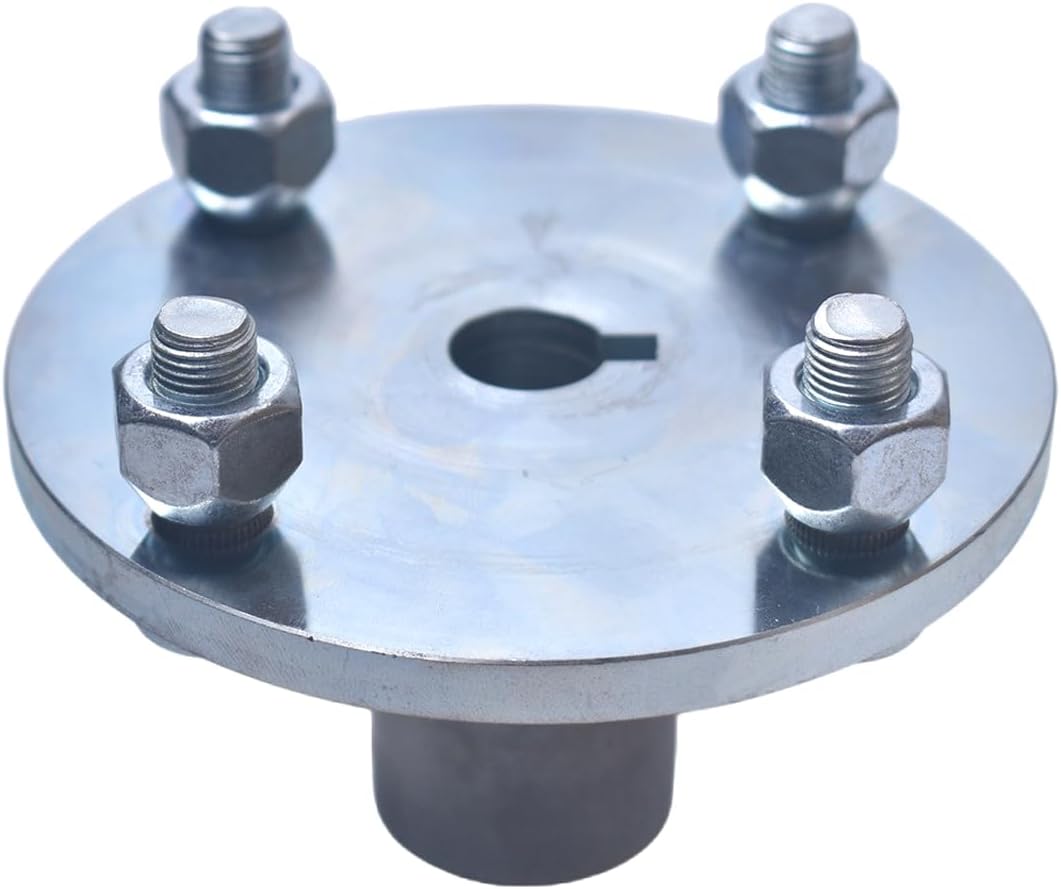 Buje eje vivo 4x4 Go Kart 1 a 3/4 ranura 1/4 plateado 2 Pzas