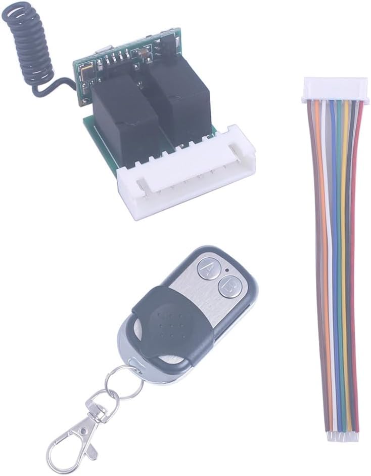 Relé inalámbrico 2CH 4V-12V control 433MHz