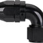 Codo giratorio aluminio negro 90 grados PTFE