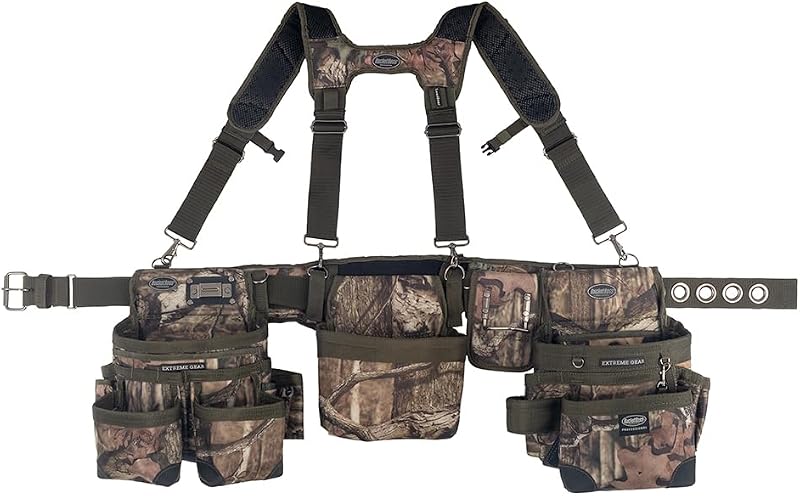 Set 3 Bolsas Herramientas Camuflaje Mossy Oak