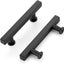 30 Manijas Acero Inox 3" Negro Mate para Gabinete