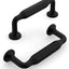 10 Tiradores cocina 3pulg color negro mate