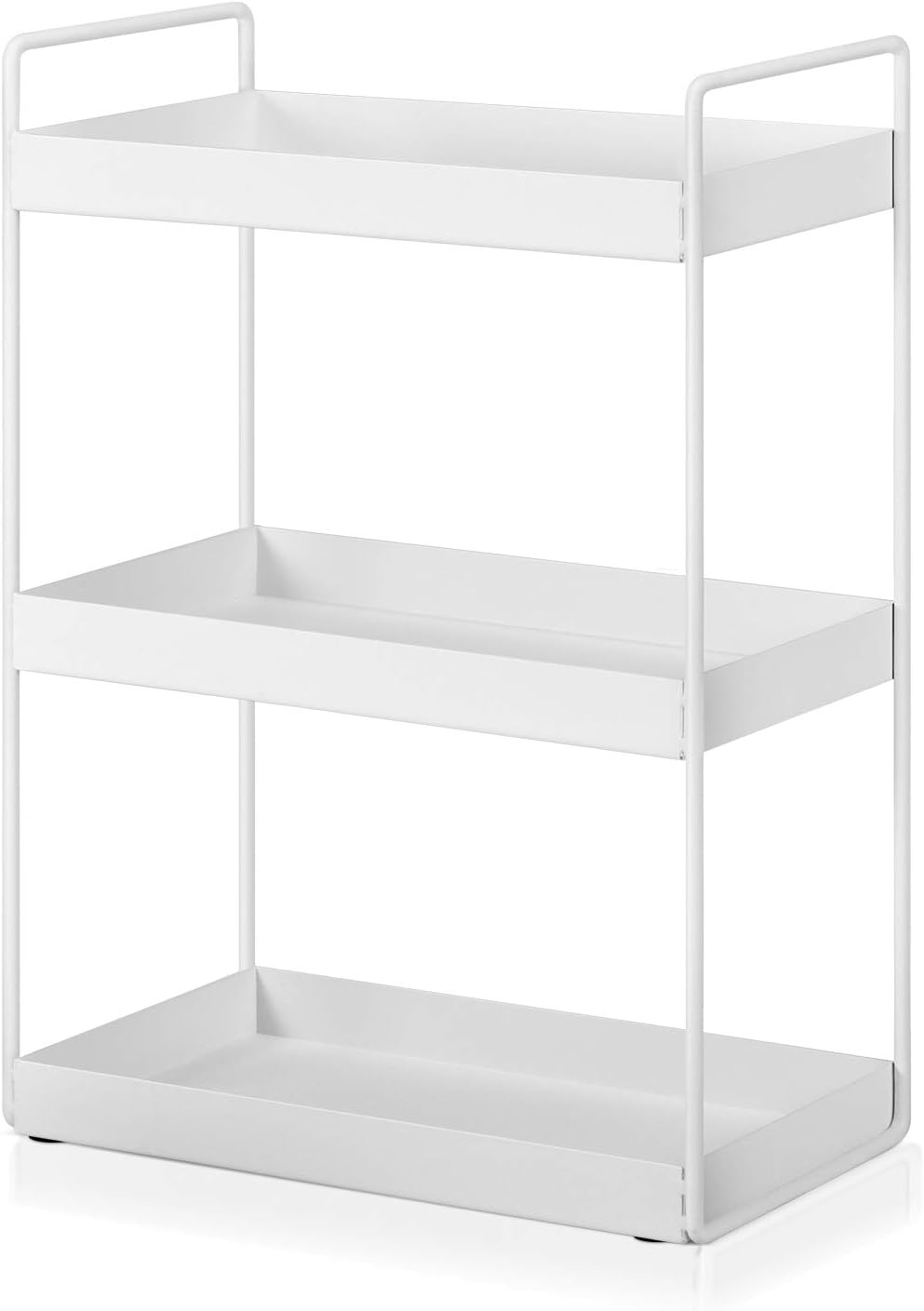 Organiz. encimera baño bandeja tocador 3 niveles blanco