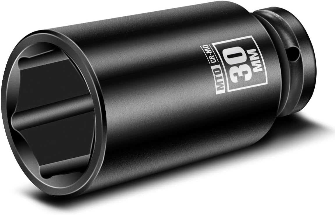 Llave impacto profunda 1/2 30mm acero CR-MO anticorrosión