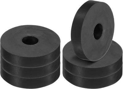 Espaciador goma 6 pzas 2pulg diam. 0.4pulg grosor antivibración