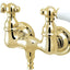 Grifo vintage para bañera 3-3/8" latón pulido