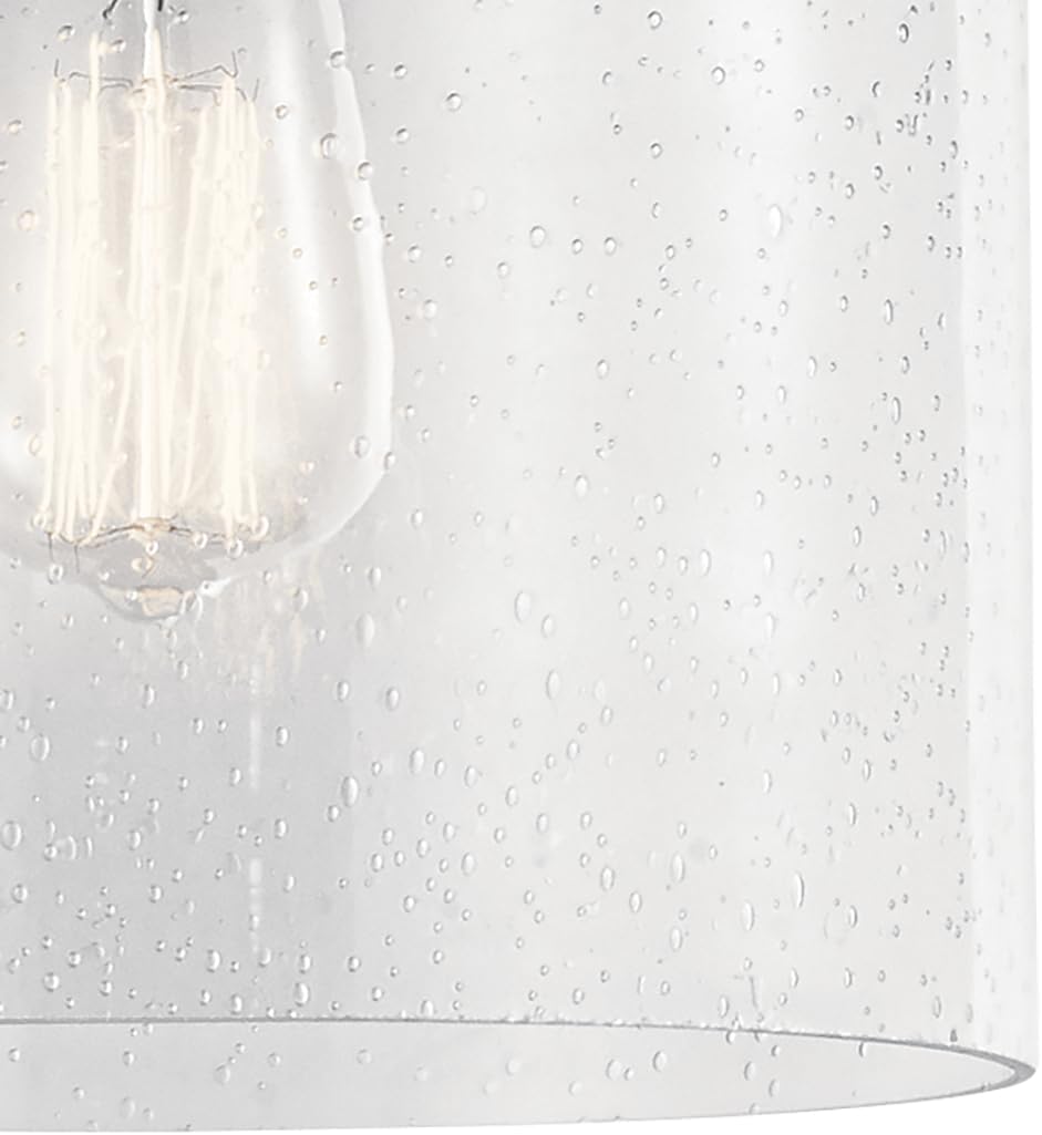 Luz semiempotrada 8.5 pulg vidrio transparente bronce