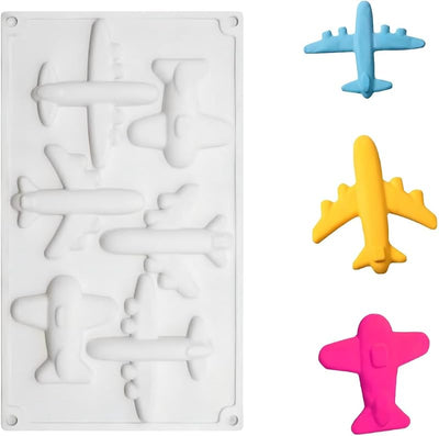Molde silicona 3D avión antiadherente para dulces