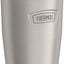 Vaso térmico acero inox mate con tapa y pajita 710ml