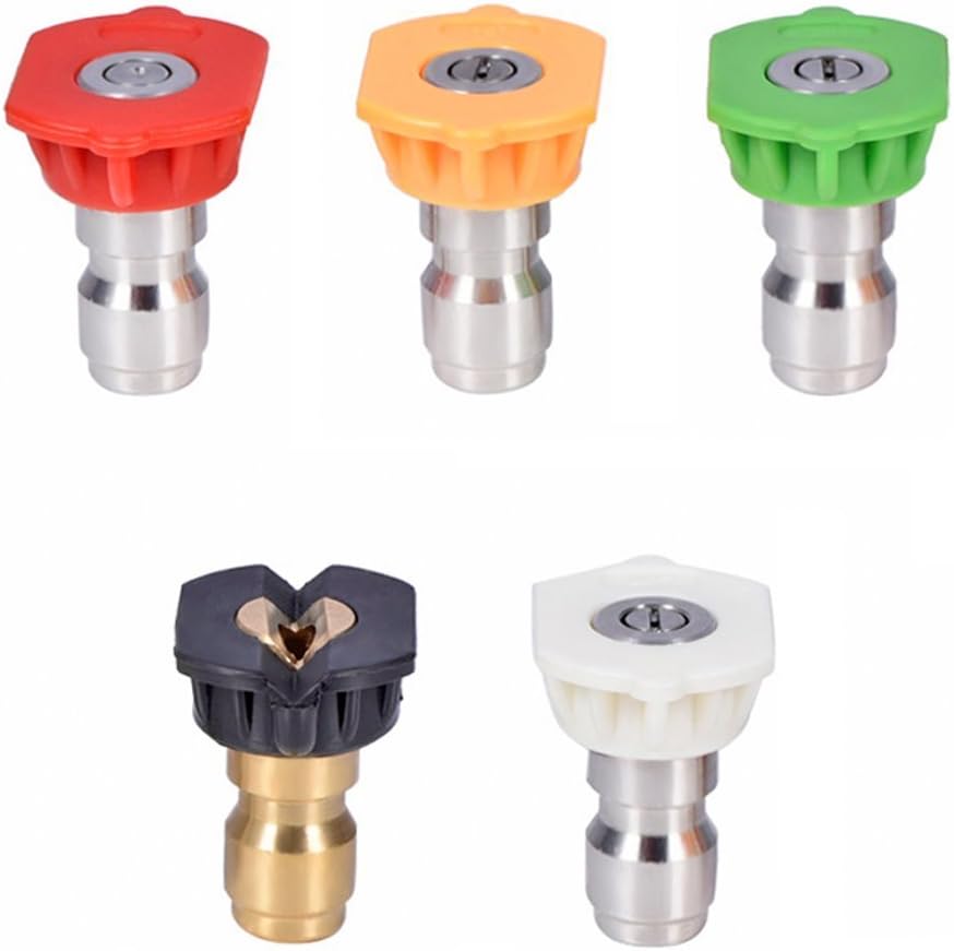Set 5 boquillas pulverización lavadora 1/4" 4.0 GPM