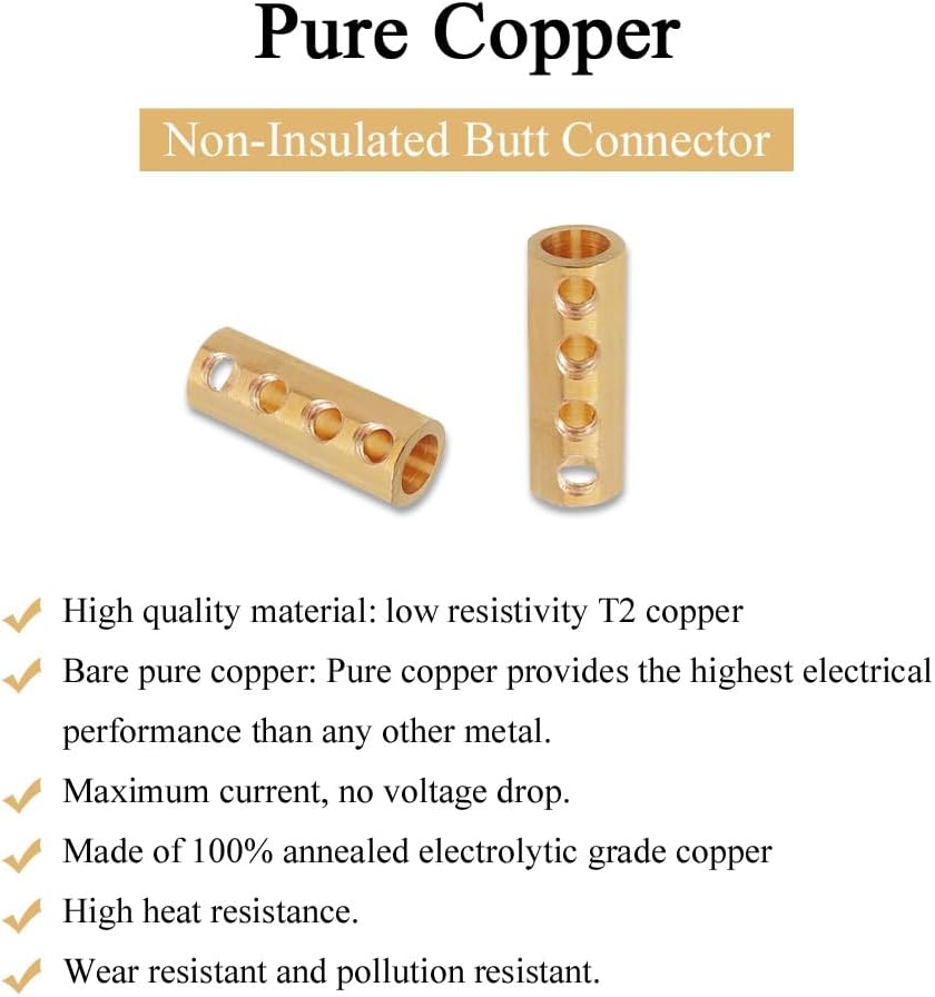 Conector cable 6-10 AWG 80A terminal rápido con s y tubo