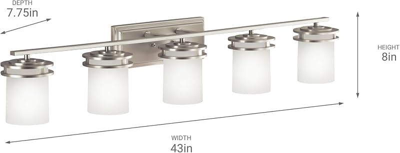 Lámpara baño 3 focos 100w 120v