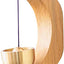 Campana magnética de madera para puerta sonido Ding Ding