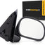 Espejo puerta pasajero Ford F Rectangular Negro Reemplazo