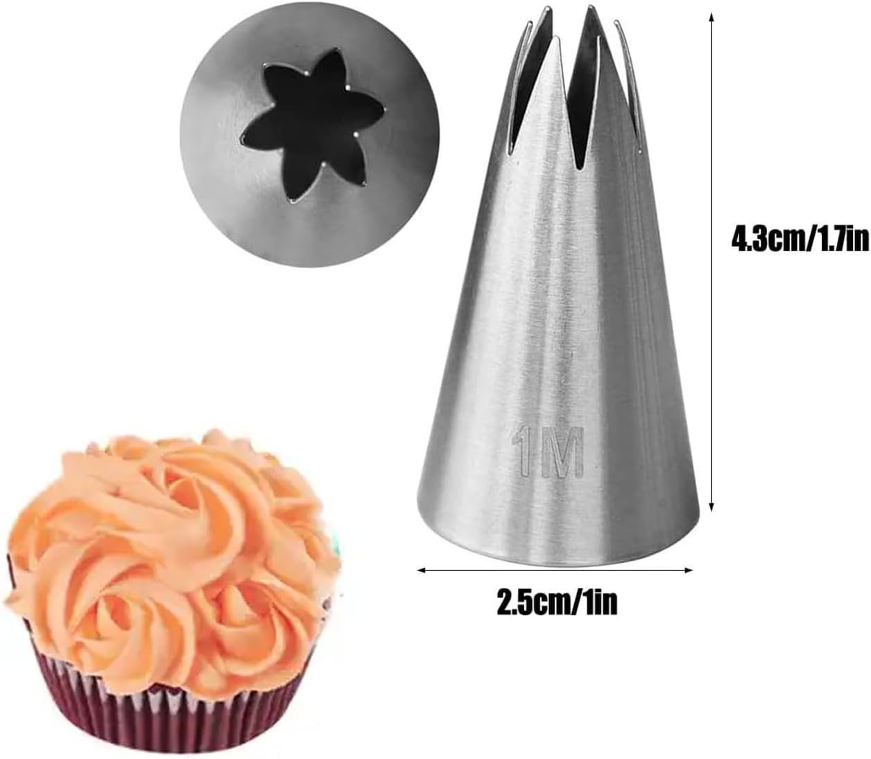 4 Pzas Tubos 1m Kit Glaseado Pasteles