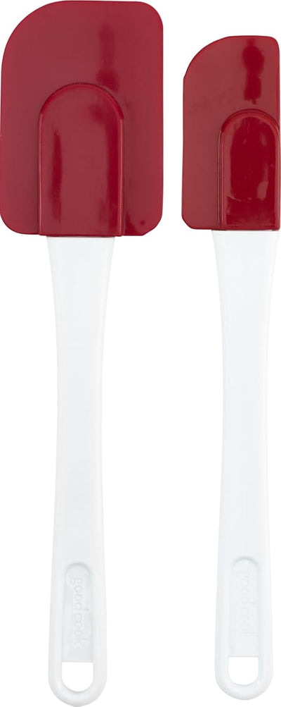 Juego 2 Espátulas Silicón Rojo