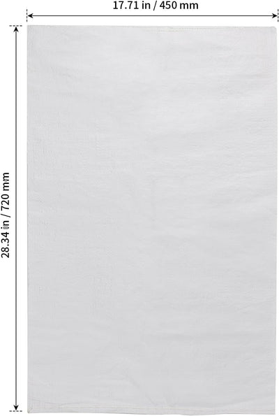 40 Bolsas Arena Blanca 18x30pulg Amarre Control Inundaciones