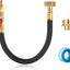 Adaptador purga RV válvula cierre manguera 12" compresor