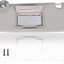 Visera solar gris izquierda con espejo Chevy Sonic 11-19