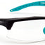 Gafas deportivas unisex resistentes impactos color verde azulado