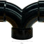 Codo 90 grados ABS 3 pulg negro