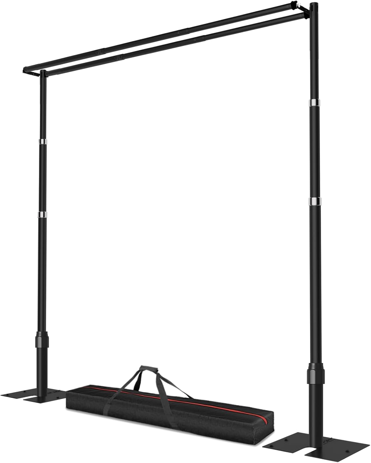 Soporte tubería 12x10ft barra doble ajustable metal fiestas