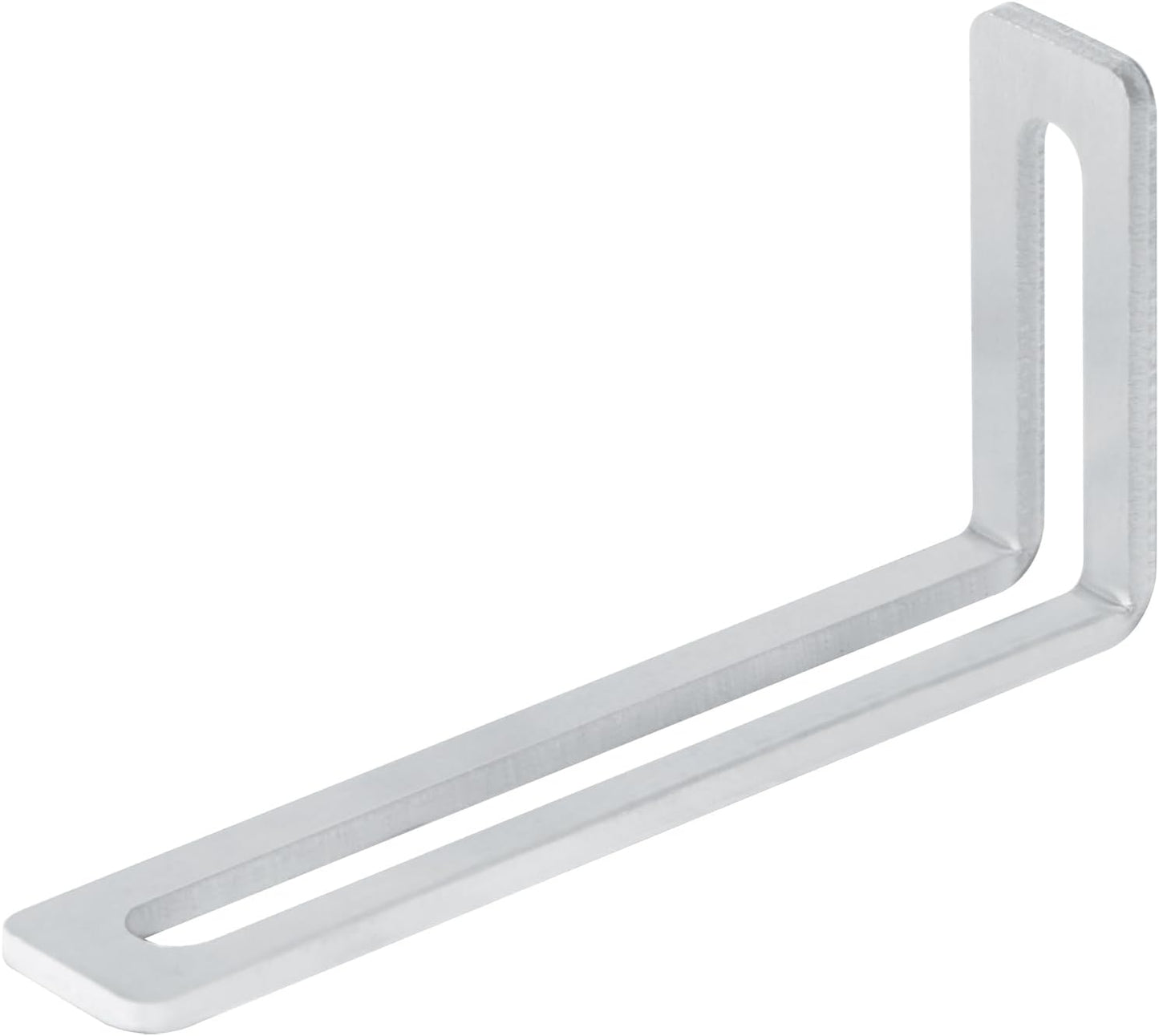 10 Soportes L Ranurados Ajustables 3/8pulg Aluminio