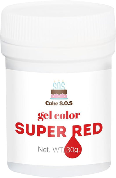 Gel colorante alimenticio rojo 1oz
