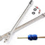 Extensión doble válvula 6" doble rueda cobre