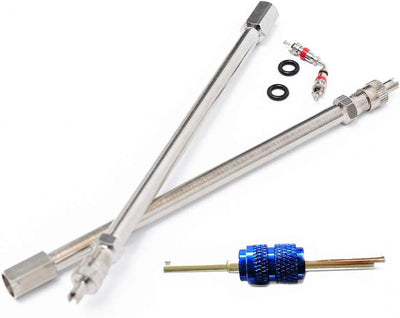 Extensión doble válvula 6" doble rueda cobre