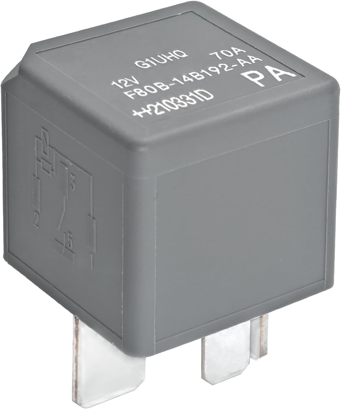 Relé potencia automotriz 12VDC 70A 4 pines comp