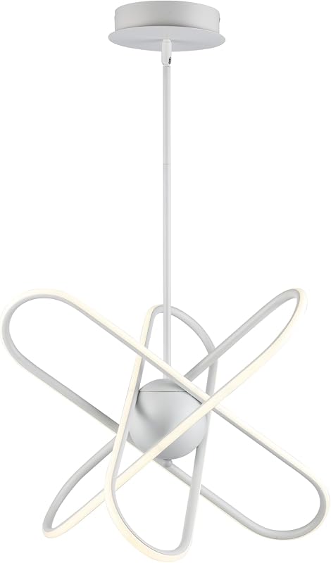 Lámpara colgante LED regulable 21pulg 3000K blanco moderna