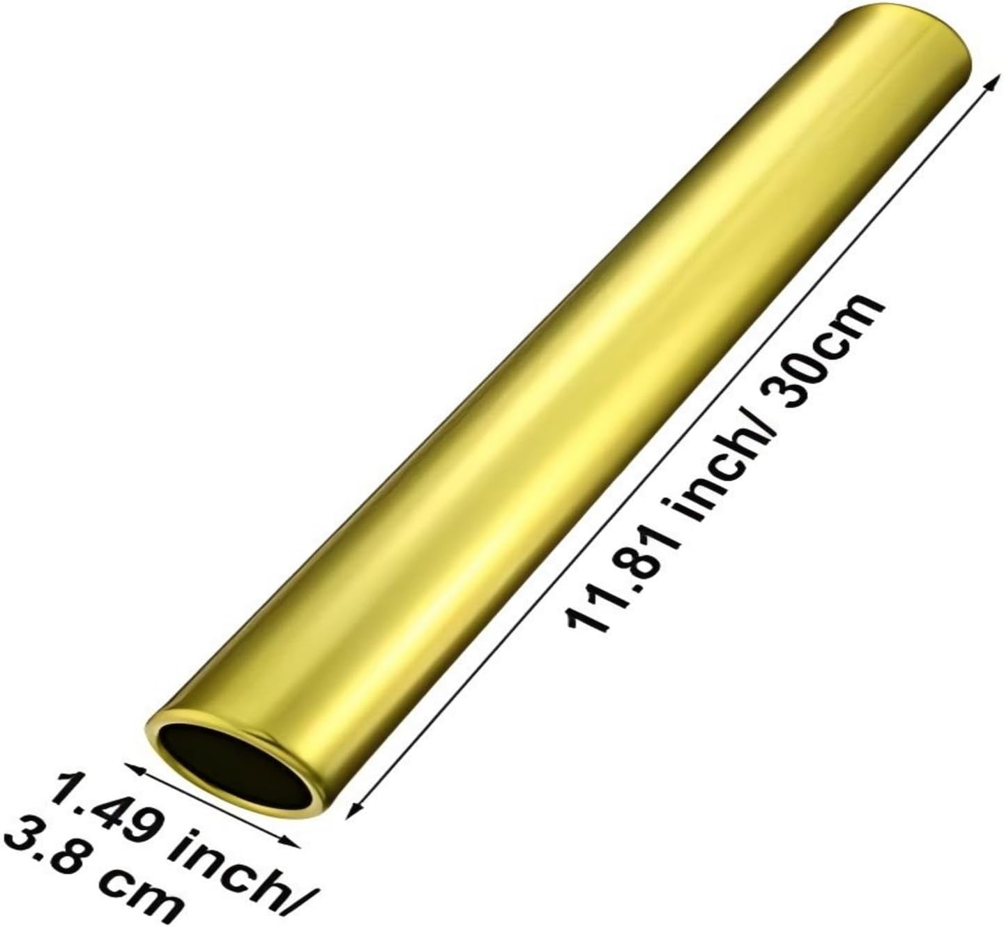 Baton de relevo aluminio 3 pzas para carreras campo