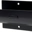 Escalera pared acero 4" colgador carretilla negro mate