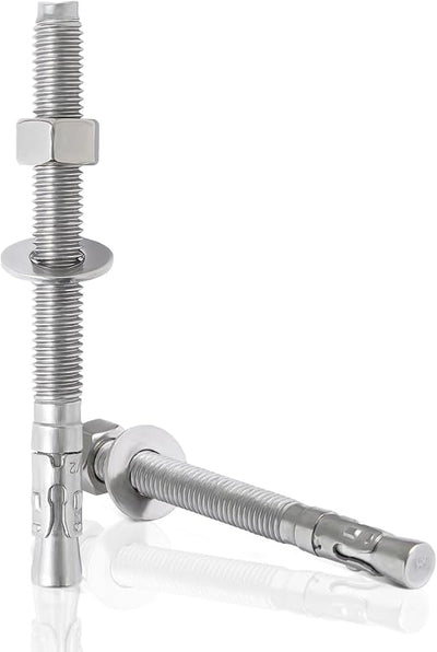 Pernos anclaje concreto acero inox 1/2x5.5" set 12