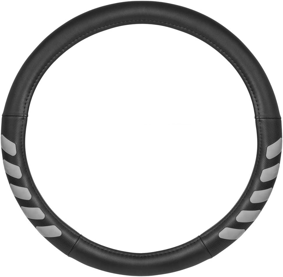 Cubierta volante piel sintética negra 16" duradera