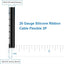 Cable silicona 20awg 50pies alambre cobre estañado trenzado negro