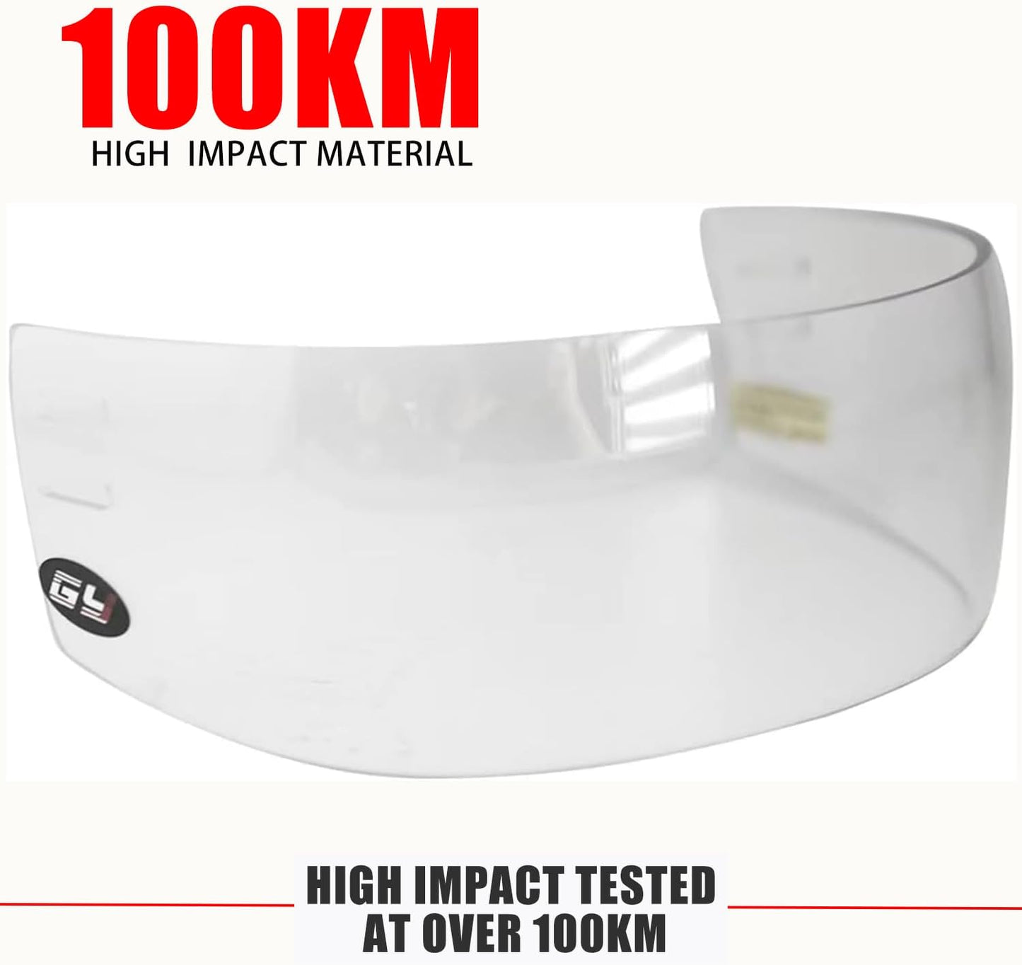 Visor hockey para niños y adultos antiempañante y antirayado