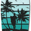 Imanes aluminio para refrigerador decoración playa hawaiana