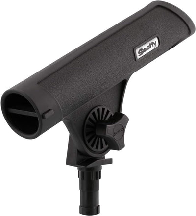 Soporte para cañas 360 grados negro ajustable salmón