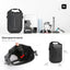 Bolsa alforja bicicleta impermeable para E-Scooter 4L Negro