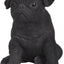 Estatua cachorro pug decorativa