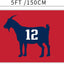 Bandera cabra Tom Brady 3x5ft dormitorio universitario