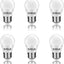 6 Bombillas LED A15 6W 120V Base E26 Luz Blanca Día
