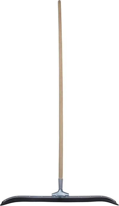Escoba asfalto 30pulg hoja neopreno mango madera 60pulg
