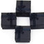24 Cajas Regalo Negro Cartón Duro 1.6x1.6pulg Joyas