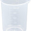 Vaso graduado plástico PP transparente 8.5-10.1oz