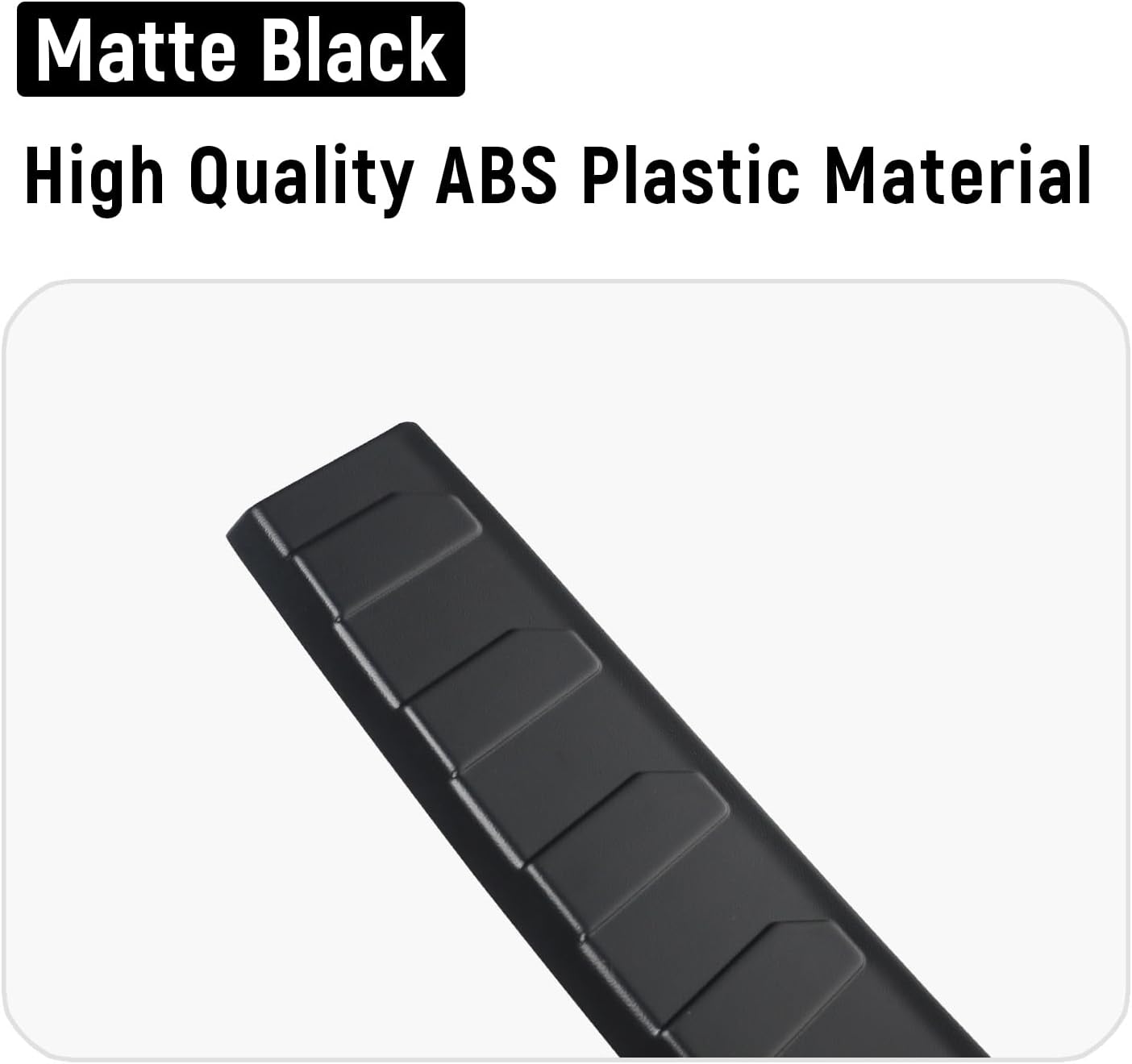Protector parachoques trasero Chevy Equinox ABS Negro